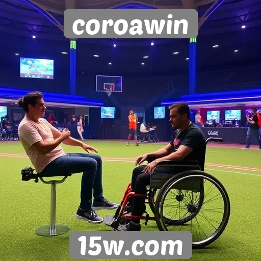 Acessibilidade no site de jogos coroawin